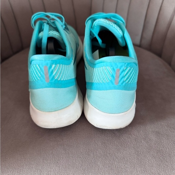 Nike Womens Free RN Size 10 Running Trainers 831511-300 Aqua - Picture 5 of 6